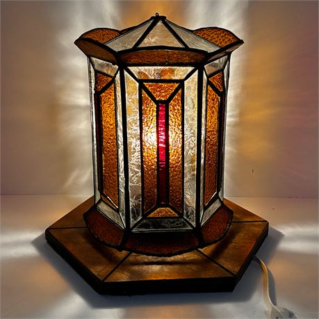 Stained Glass Accent Table Lamp
