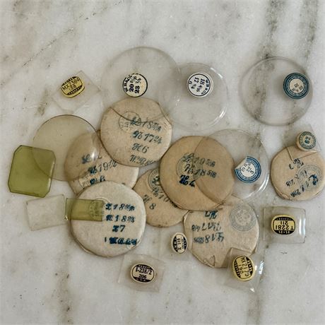 Large Collection of Antique and Vintage Watch and Pocket Watch Crystals