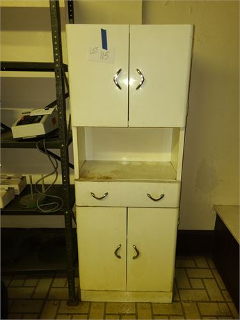 MCM Metal Kitchen Cabinet