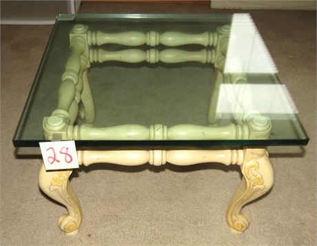 Small Glass Top Coffee Table