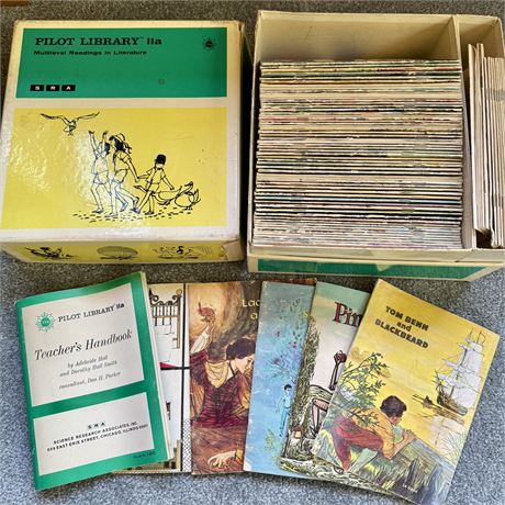 1960's SRA Pilot Library Multilevel Reading Books Set