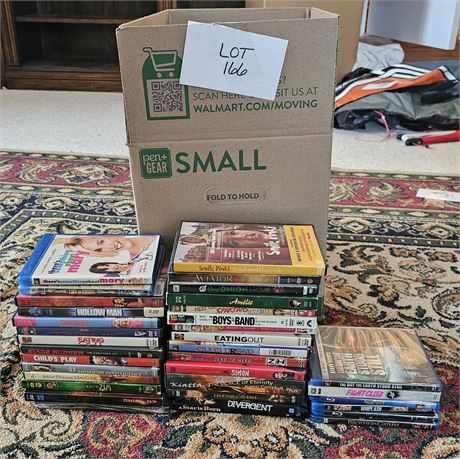 Mixed DVD Lot- Content, Rating & Age Vary