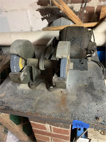 Electric Belt Driven Bench Grinder