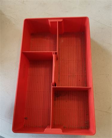 Vintage LEGO Red Tray Box Sorting Container