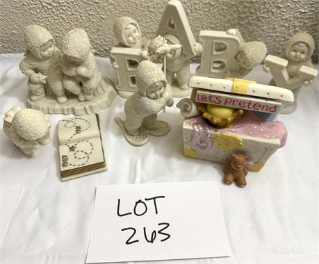 Department 56 Figurine Snowbabies Lot
