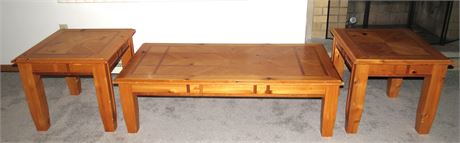 Coffee Table and End Tables