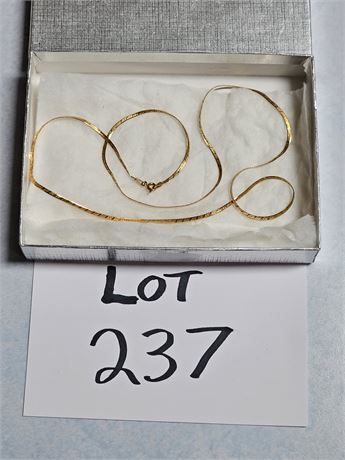 18K 24" Necklace 2.93 DWT