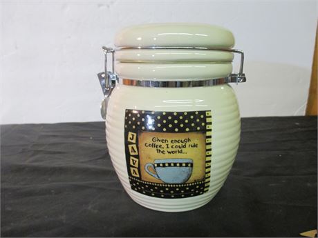 New Ceramic Locking Seal Coffee Storage Canister