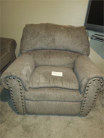 Taupe Color Extra Large Rocker Recliner