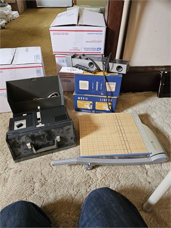GE Movie Lights, Wards 644 Projector & More