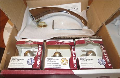 Robe Hooks,  Bath Tub Spicket