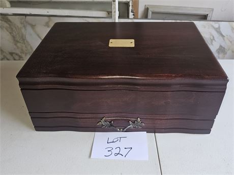 Silverware Wood Storage Box