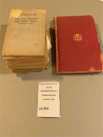Little Blue Book Mini Classic Book Lot & The Hunchback of Notre Dame Victor Hugo
