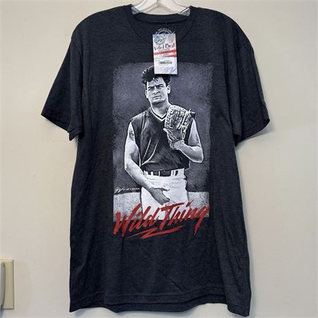 New - Major League Wild Thing MLB Ricky Vaughn T-Shirt Size Large