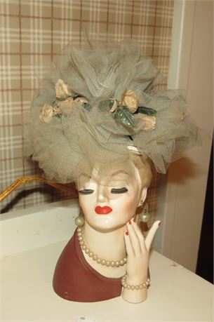 Napco Lady Head Vase