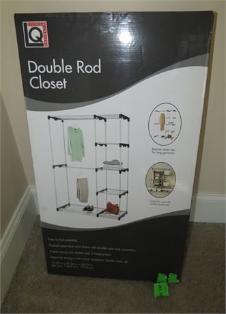 Double Rod Closet Organizer