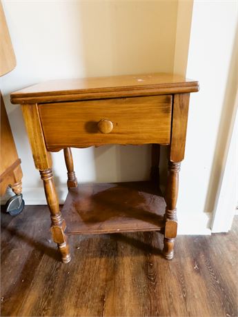 Small Wooden Side Table