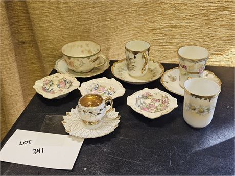 Mixed Tea Cup Lot & More - Haviland / Limoges & More