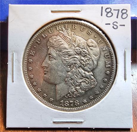 1878-S Morgan Silver Dollar