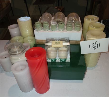 Mixed Candle & Flameless Candle Lot Sizes, Fragrance, & Maker Vary