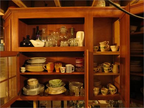 Cabinet Cleanout: Dishes, China, Etc