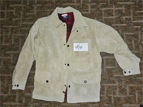 Nautica Shell Suede Leather Coat