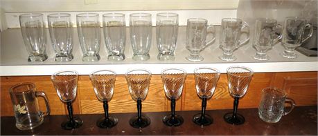 Assorted Glassware