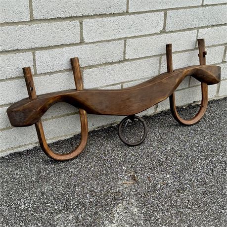 Terrific Primitive Antique Double Oxen Yoke