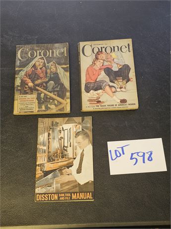 1947 Coronet Books & Disston Manual