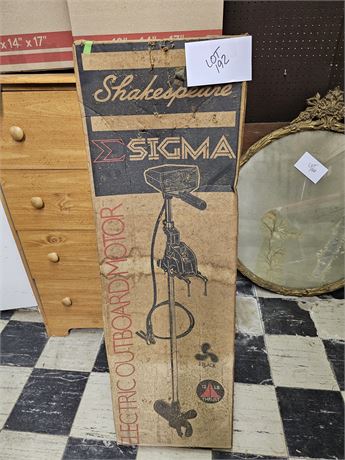 Shakespeare Sigma Electric Outboard Motor New in Box