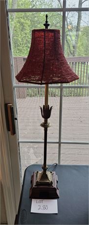 Metal Brass Candlestick Lamp