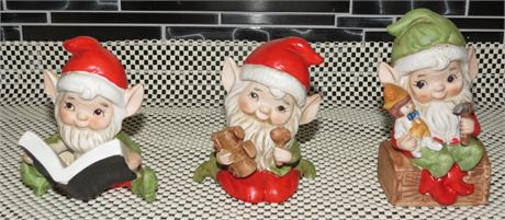 Homco Elves Figurines