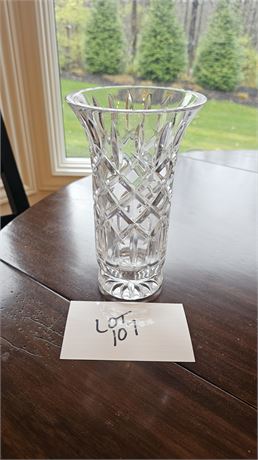 Waterford Crystal Floral Vase 8.5"