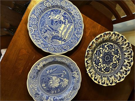 Cobalt Blue and White Decor Plates