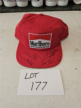 Marlboro Signed Racing Ball Cap