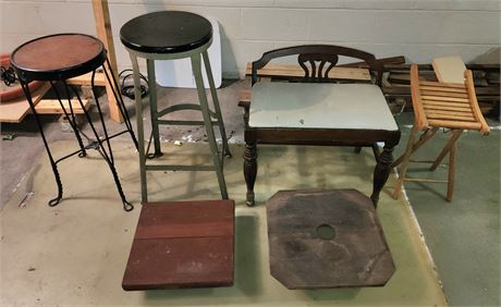 Stools, Bench, Etc.