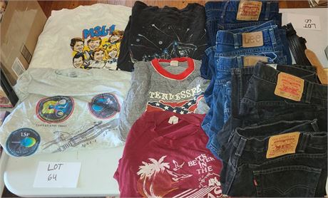 Mixed Men's Vintage Clothes-Levi Jeans/Lee Jeans/Vintage Shirts & More