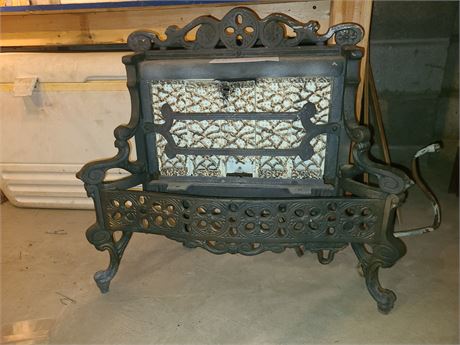 Cast Metal & Ceramic Gas Fireplace Insert