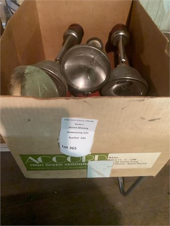 Vintage Flashlight Lot - Billy Beam, Delta King Powerlite Lantern & More