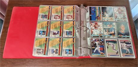 Binder of Sports Cards