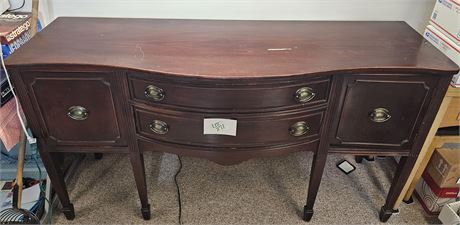 1920's Era Side Board Wood Buffet