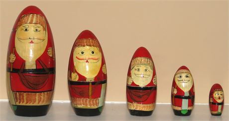 Russian Santa Nesting Doll