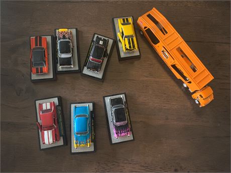 Vintage M2 Machines Die-Cast Car Hauler  Transporter Truuck 1969 Dodge L600 COE