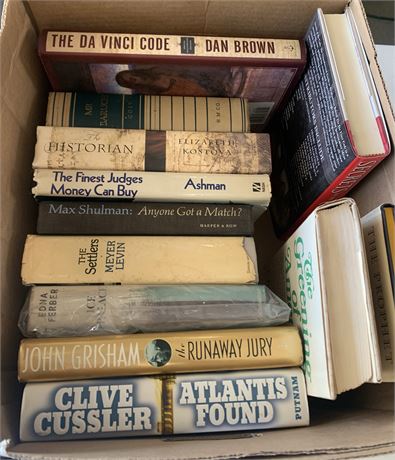 Vintage Book Lot - Legal Thrillers, Historical Fiction, Judicial Critiques