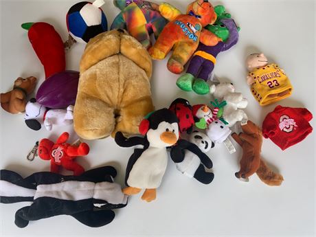 Collectible Plush Toys - Snoopy, Charlie Brown (CAVS), OSU, Plush Balls & More
