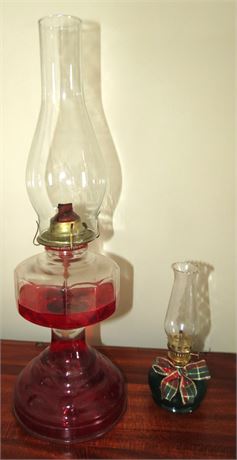 Large & Small Oil Lamps