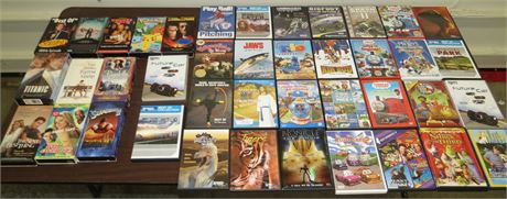 Mixed DVD & VHS Movies