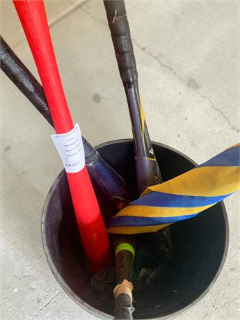 Baseball Bat, Tee Ball Tee, Golf Umbrella Lot
