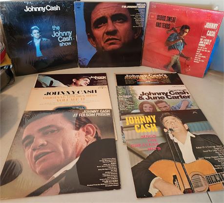 Johnny Cash Album Lot 2