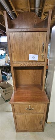 Wood Storage Cabinet